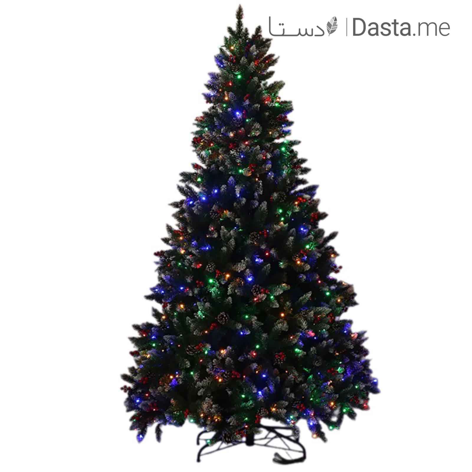 ریسه درخت کریسمس LED رنگارنگ 10 متر